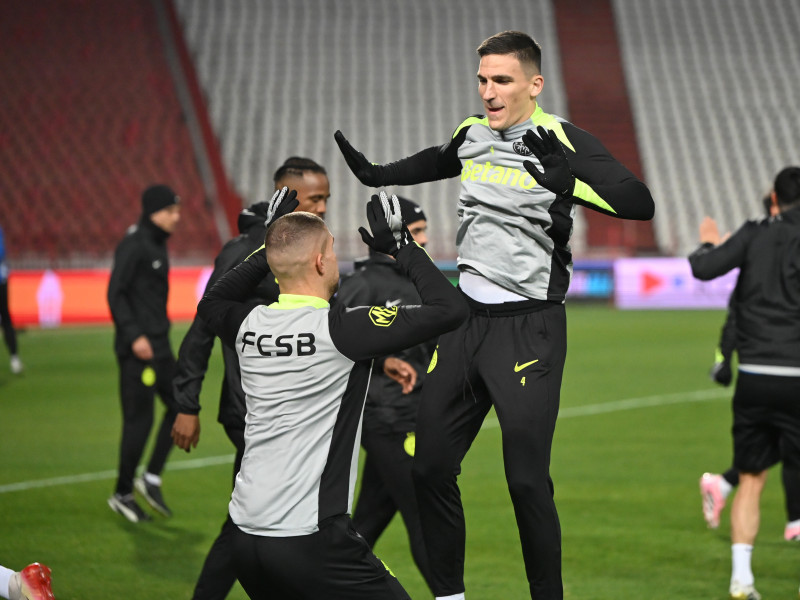 FOTBAL:ANTRENAMENT OFICIAL FCSB MECI STEAUA ROSIE BELGRAD (26.11.2025)