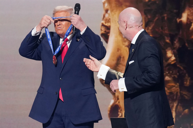President Trump Attends World Cup Draw At Kennedy Center