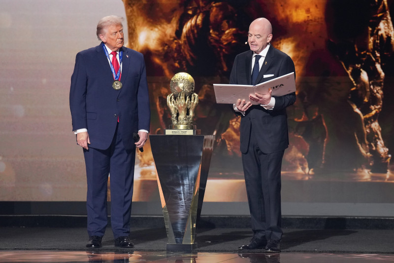 President Trump Attends World Cup Draw At Kennedy Center