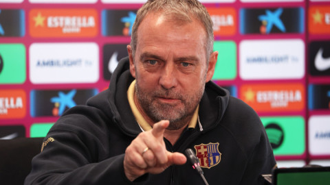 ”Cu nume și prenume”. Hansi Flick a cerut transferul unui român la Barcelona! Îl vrea din iarnă la echipă