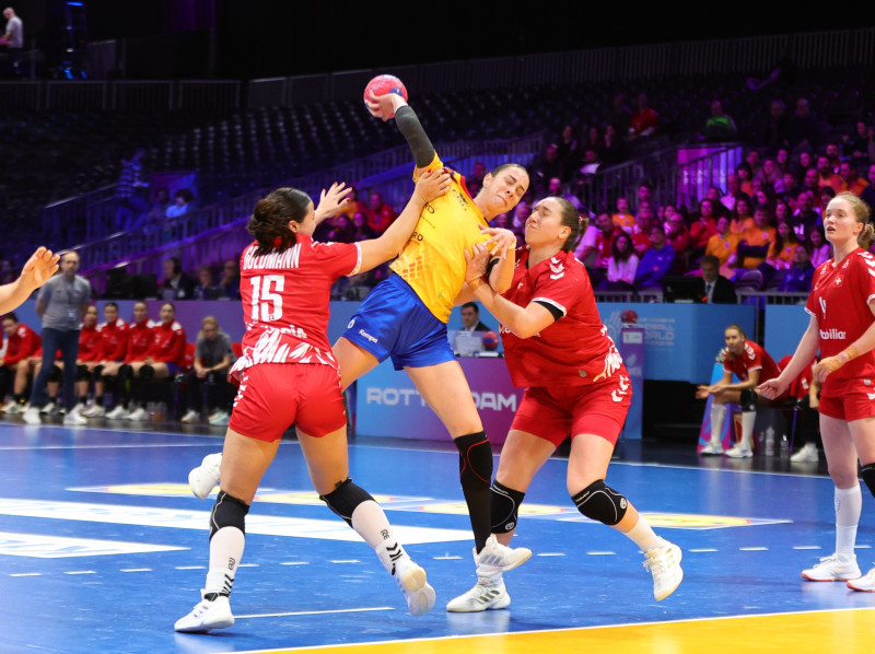 HANDBAL FEMININ:ELVETIA-ROMANIA, CAMPIONATUL MONDIAL DE HANDBAL FEMININ 2025 (07.12.2025)