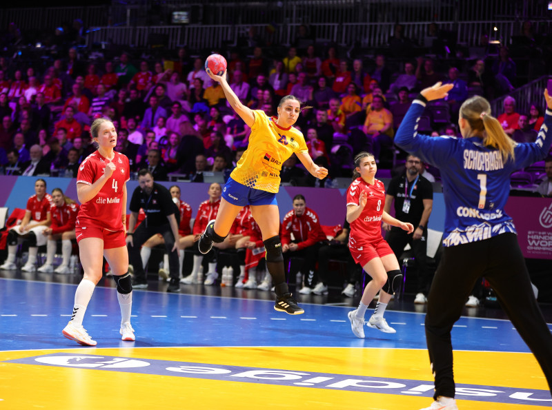 HANDBAL FEMININ:ELVETIA-ROMANIA, CAMPIONATUL MONDIAL DE HANDBAL FEMININ 2025 (07.12.2025)