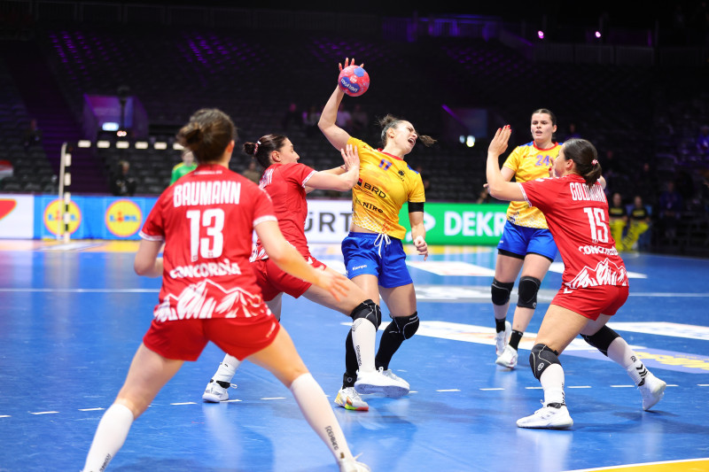 HANDBAL FEMININ:ELVETIA-ROMANIA, CAMPIONATUL MONDIAL DE HANDBAL FEMININ 2025 (07.12.2025)