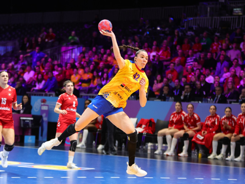 HANDBAL FEMININ:ELVETIA-ROMANIA, CAMPIONATUL MONDIAL DE HANDBAL FEMININ 2025 (07.12.2025)