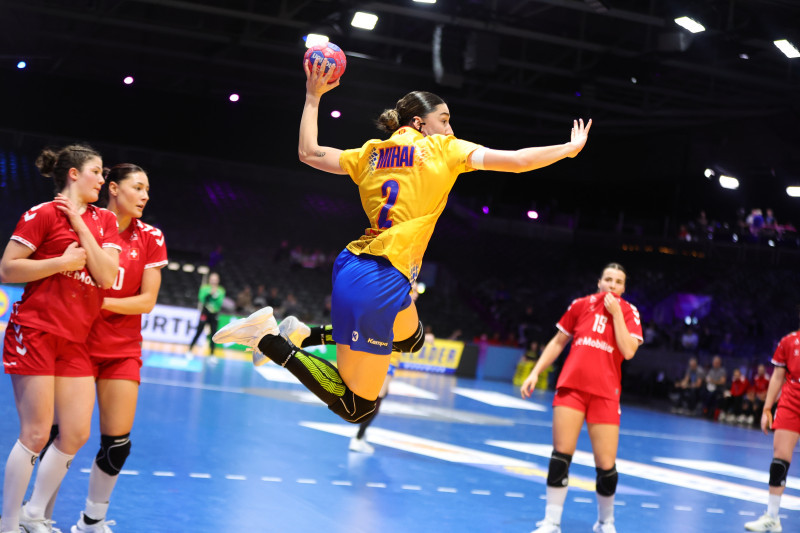 HANDBAL FEMININ:ELVETIA-ROMANIA, CAMPIONATUL MONDIAL DE HANDBAL FEMININ 2025 (07.12.2025)
