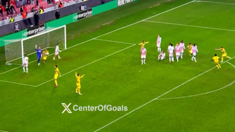 GOOOL! Răzvan Marin a trimis mingea direct în vinclu, împotriva liderului din Conference League