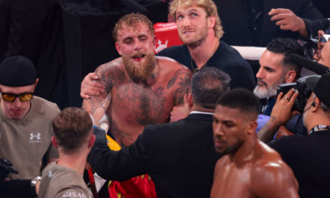 K.O în runda a 6-a! Anthony Joshua și Jake Paul au făcut show. "Cred că mi-a rupt maxilarul. Sigur e rupt!"