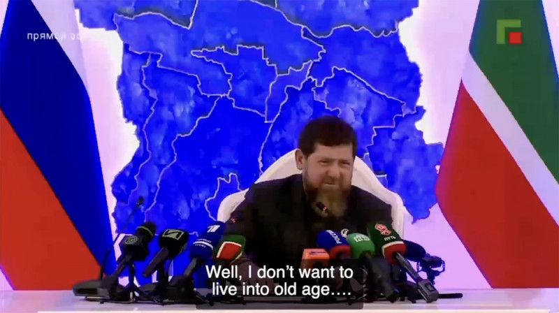 Ailing Putin warlord Ramzan Kadyrov, 49, appears to tell followers to expect his early death amid swirling rumours of health problems.