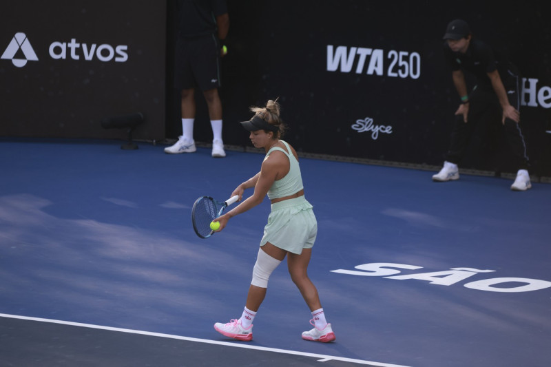 Match Between Berfu Cengiz (Tur) Vs Renata Zarazua (Mex), At The Sp Open In Sao Paulo