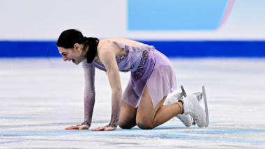 Ropote de aplauze! Românca Julia Sauter a izbucnit în lacrimi, la finalul programului liber de la Europenele de patinaj artistic