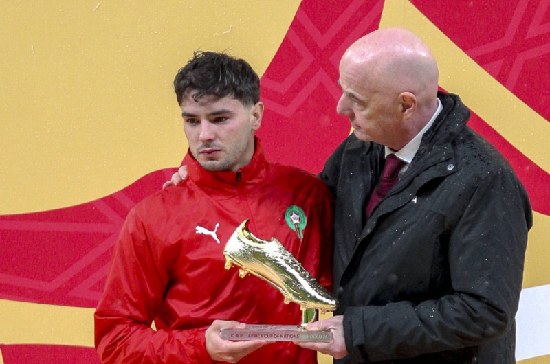 Fußball Afrika-Cup 2025, Vorrunde, Finale Senegal vs Marokko CAF Africa Cup of Nations (AFCON) Stade Moulay Abdellah (Ra