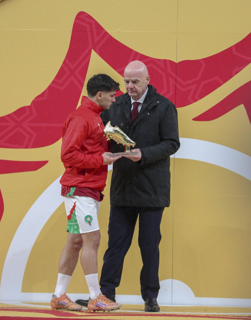 Fußball Afrika-Cup 2025, Vorrunde, Finale Senegal vs Marokko CAF Africa Cup of Nations (AFCON) Stade Moulay Abdellah (Ra