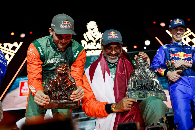Podium du "DAKAR 2026" en Arabie Saoudite