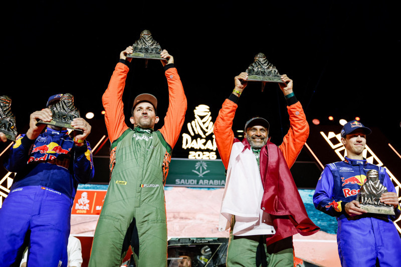 Podium du "DAKAR 2026" en Arabie Saoudite