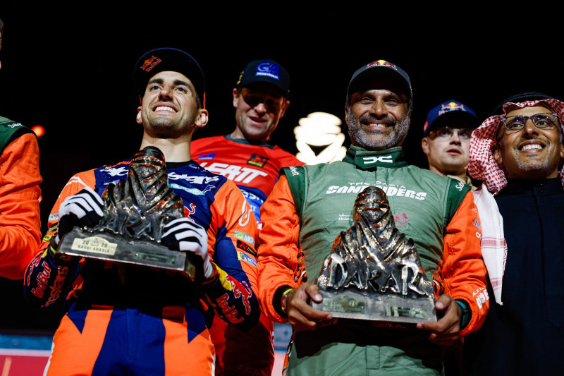 Podium du "DAKAR 2026" en Arabie Saoudite