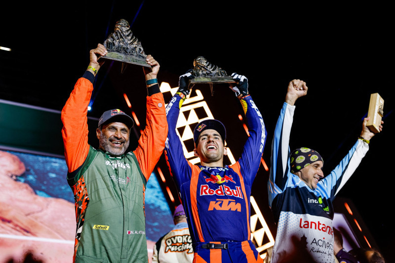 Podium du "DAKAR 2026" en Arabie Saoudite
