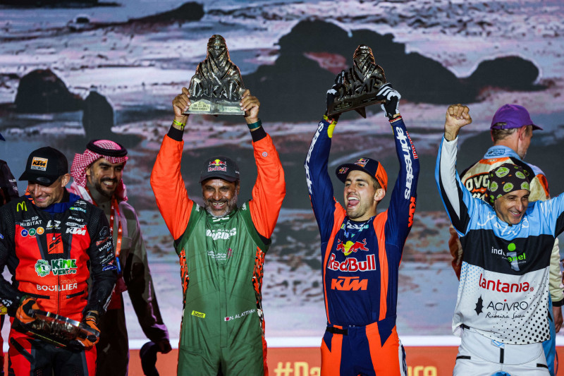 Podium du "DAKAR 2026" en Arabie Saoudite