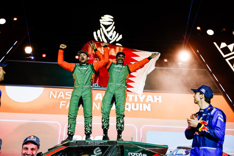 Podium du "DAKAR 2026" en Arabie Saoudite