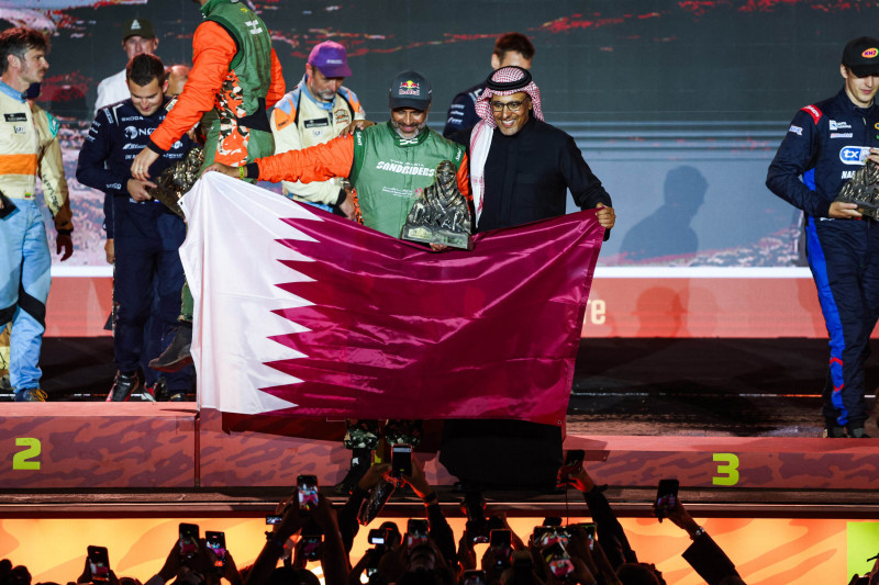 Podium du "DAKAR 2026" en Arabie Saoudite