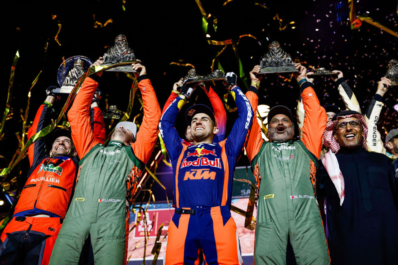 Podium du "DAKAR 2026" en Arabie Saoudite