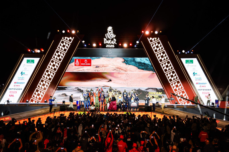 Podium du "DAKAR 2026" en Arabie Saoudite
