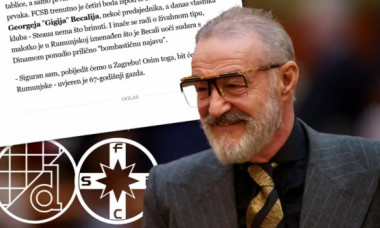 Cum l-a descris presa din Croația pe Gigi Becali înainte de Dinamo Zagreb - FCSB