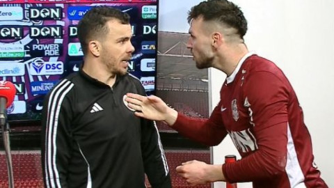 Nu s-a văzut la TV: Cordea s-a dus la Nistor în timpul interviului, după CFR - U Cluj! Ce a urmat