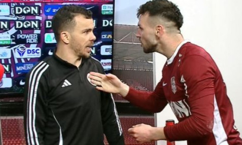 Nu s-a văzut la TV: Cordea s-a dus la Nistor în timpul interviului, după CFR - U Cluj! Ce a urmat