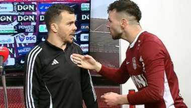 Nu s-a văzut la TV: Cordea s-a dus la Nistor în timpul interviului, după CFR - U Cluj! Ce a urmat