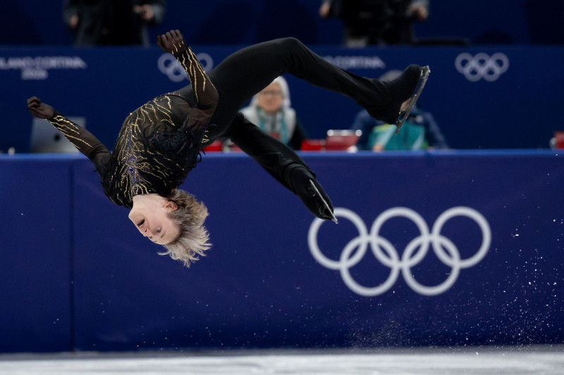 Olympics 2026: Milano Cortina: Figure Skating Team Men, Cortina D'ampezzo, Belluno, Italy - 08 Feb 2026