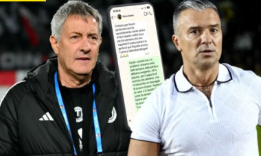 Ce i-a scris Daniel Pancu lui Cristiano Bergodi și cum i-a răspuns italianul. Avem mesajele
