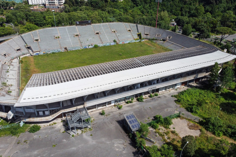Redevelopment of Flaminio Stadium begins in Rome, Italy - 21 May 2024