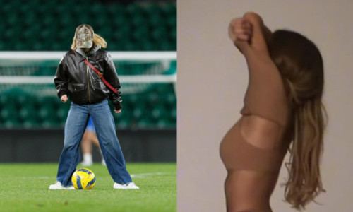 VIDEO Femeia perfectă a intrat pe teren și ”a lăsat întregul stadion în stare de șoc”