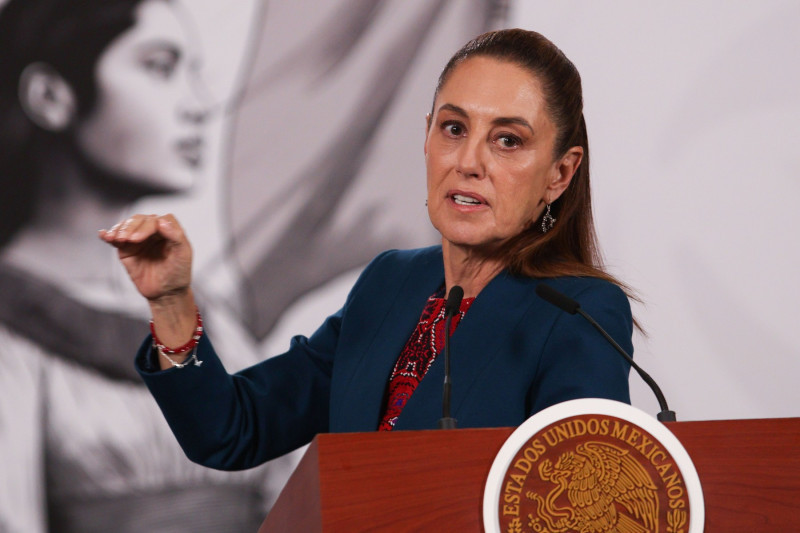 Claudia Sheinbaum Pardo Holds Daily Morning Press Conference At The National Palace In Mexico City - 04 Mar 2026