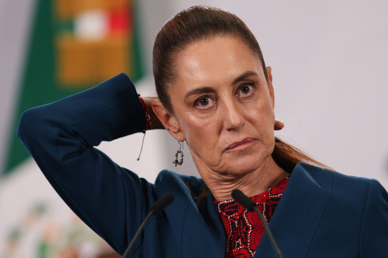 Claudia Sheinbaum Pardo Holds Daily Morning Press Conference At The National Palace In Mexico City - 04 Mar 2026
