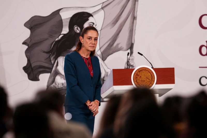 Claudia Sheinbaum Pardo Holds Daily Morning Press Conference At The National Palace In Mexico City - 04 Mar 2026