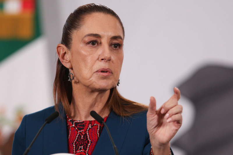 Claudia Sheinbaum Pardo Holds Daily Morning Press Conference At The National Palace In Mexico City - 04 Mar 2026