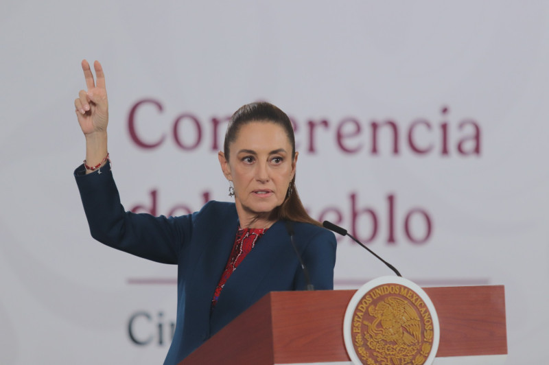 Mexico???S President Claudia Sheinbaum News Conference