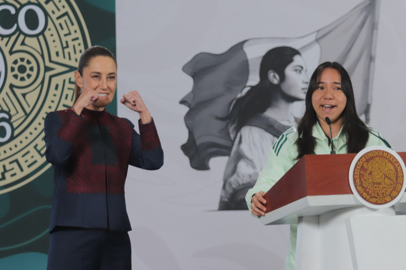 Mexico: Mexico’s President Claudia Sheinbaum Promote Soccer Juggling Contest