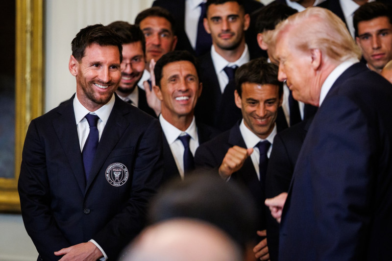 DC: U.S. President Trump Welcomes Lionel Messi and Inter Miami CF to White House