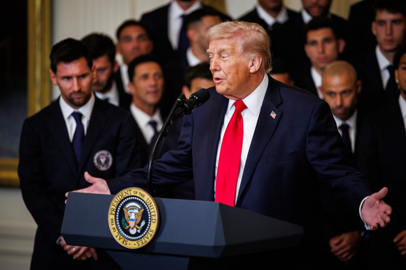 DC: U.S. President Trump Welcomes Lionel Messi and Inter Miami CF to White House