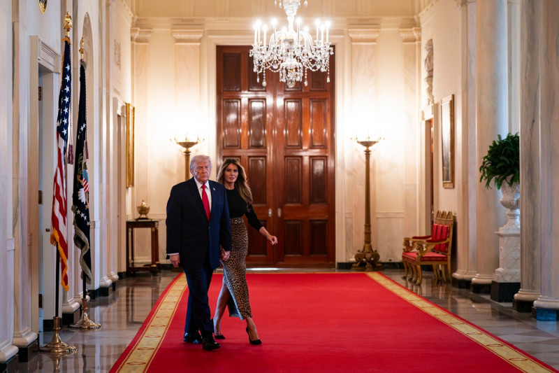 Donald and Melania Trump At Womens History Month Reception - DC, Washington - 12 Mar 2026