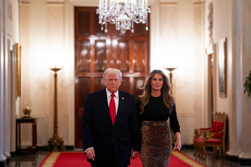 Donald and Melania Trump At Womens History Month Reception - DC, Washington - 12 Mar 2026