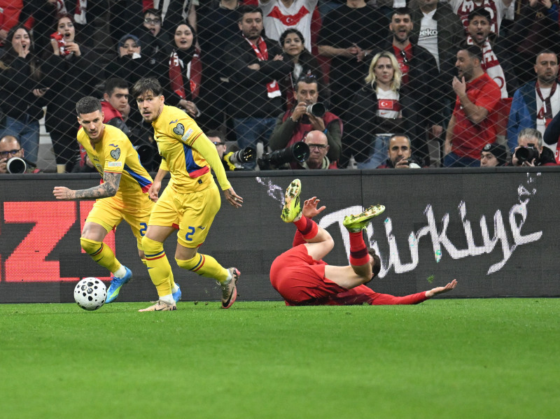 FOTBAL:TURCIA-ROMANIA, BARAJ C.M 2026 (25.03.2026)