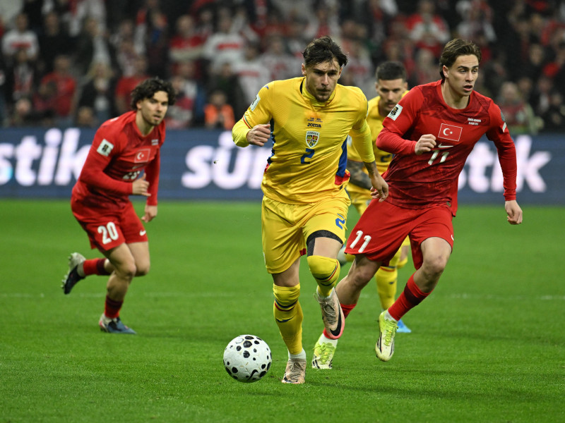 FOTBAL:TURCIA-ROMANIA, BARAJ C.M 2026 (25.03.2026)