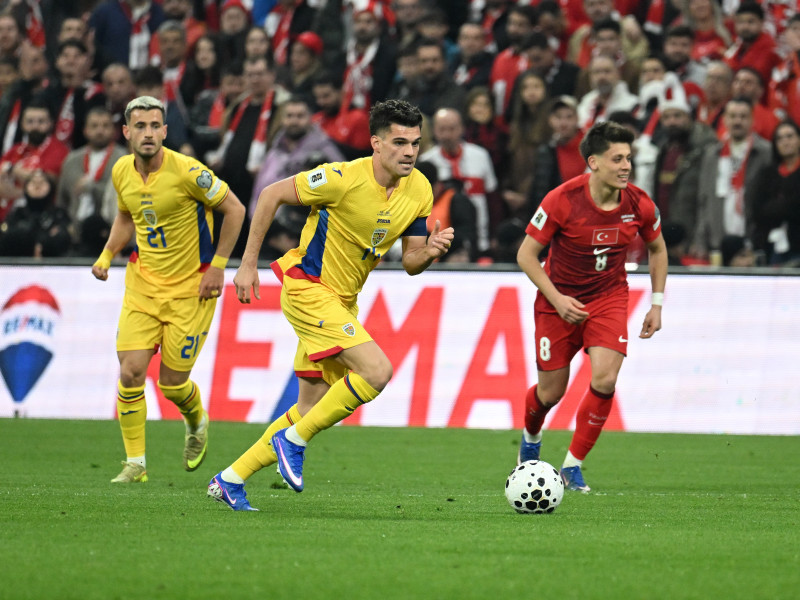 FOTBAL:TURCIA-ROMANIA, BARAJ C.M 2026 (25.03.2026)