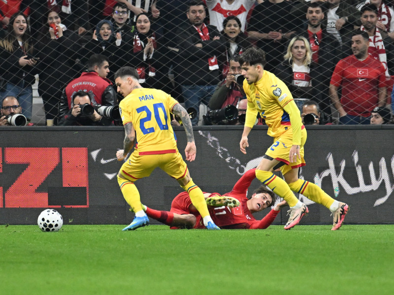 FOTBAL:TURCIA-ROMANIA, BARAJ C.M 2026 (25.03.2026)