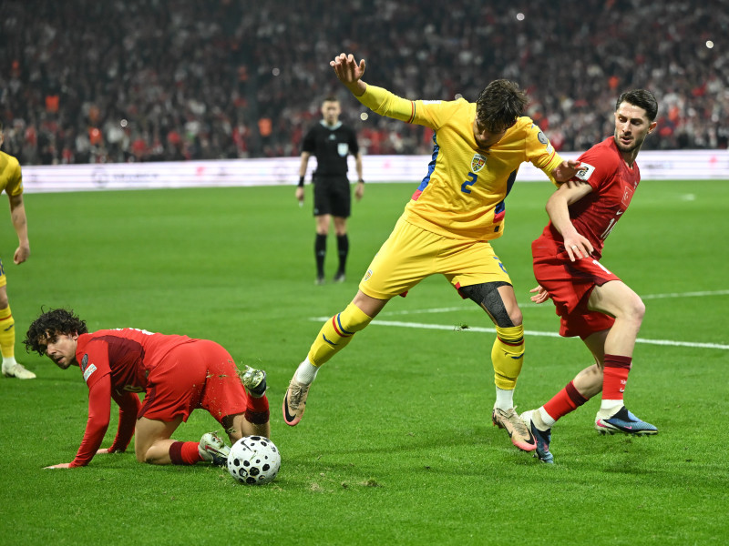 FOTBAL:TURCIA-ROMANIA, BARAJ C.M 2026 (25.03.2026)