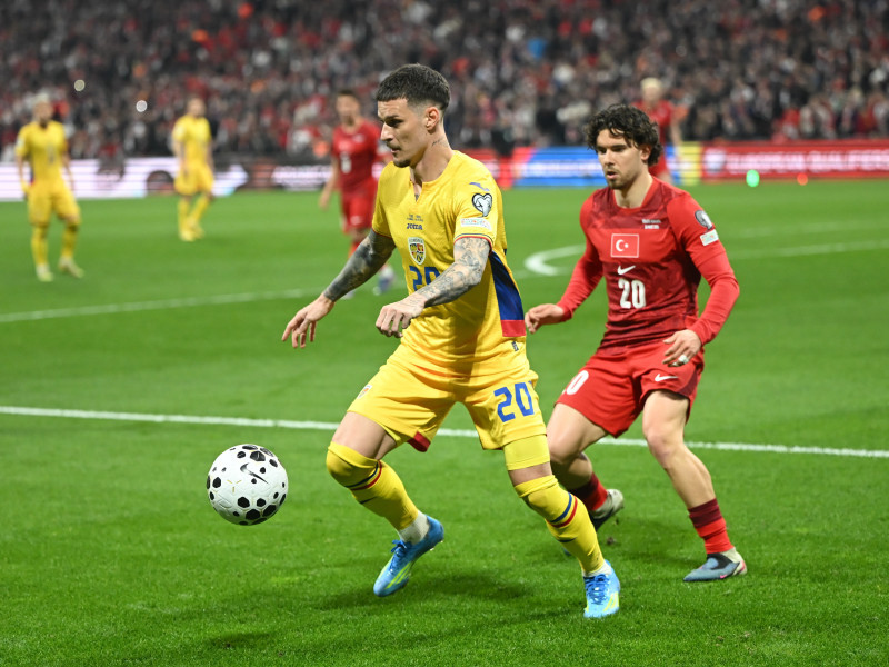 FOTBAL:TURCIA-ROMANIA, BARAJ C.M 2026 (25.03.2026)