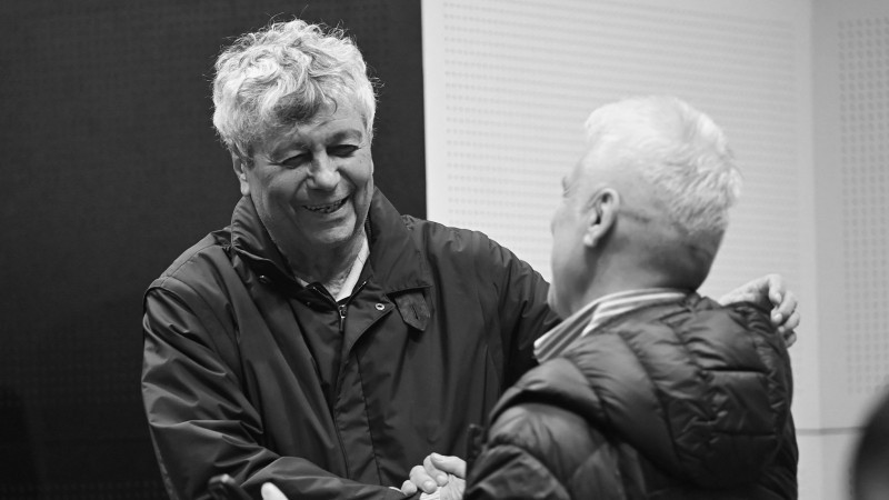 Mircea Lucescu colaj alb-negru 4